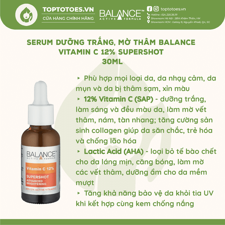 Câu Hỏi Thường Gặp Về Serum Balance Vitamin C